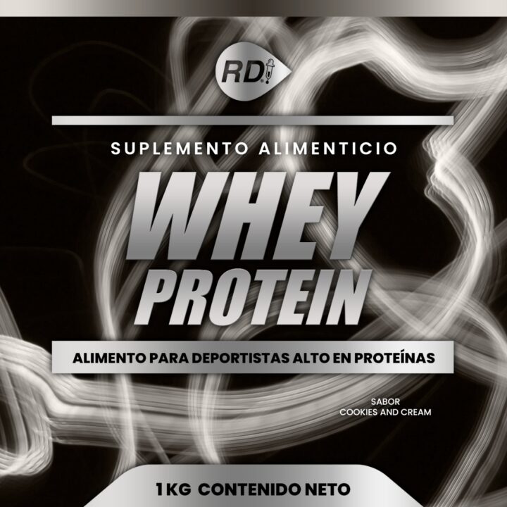 Whey Protein Cookies and Cream 1kg