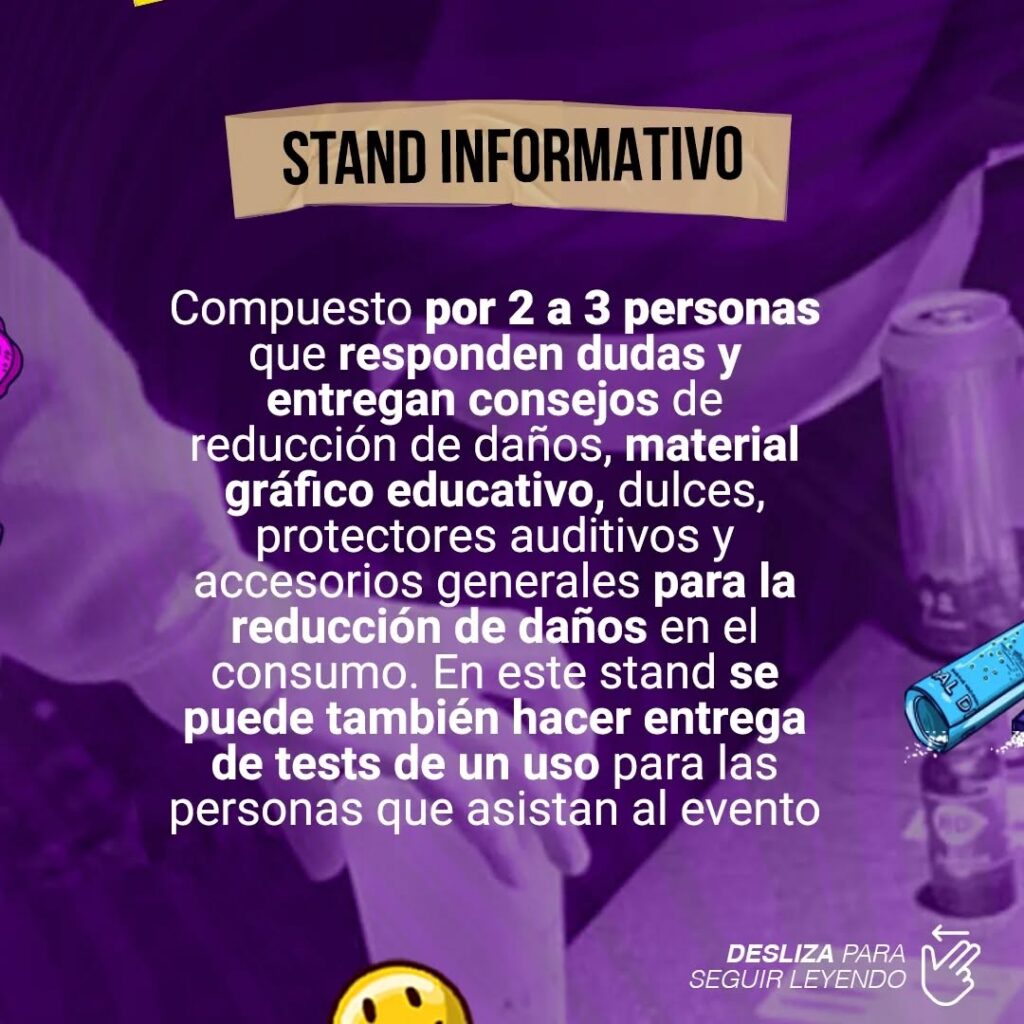 Reduciendo Daño realizando análisis de sustancias en terreno en eventos