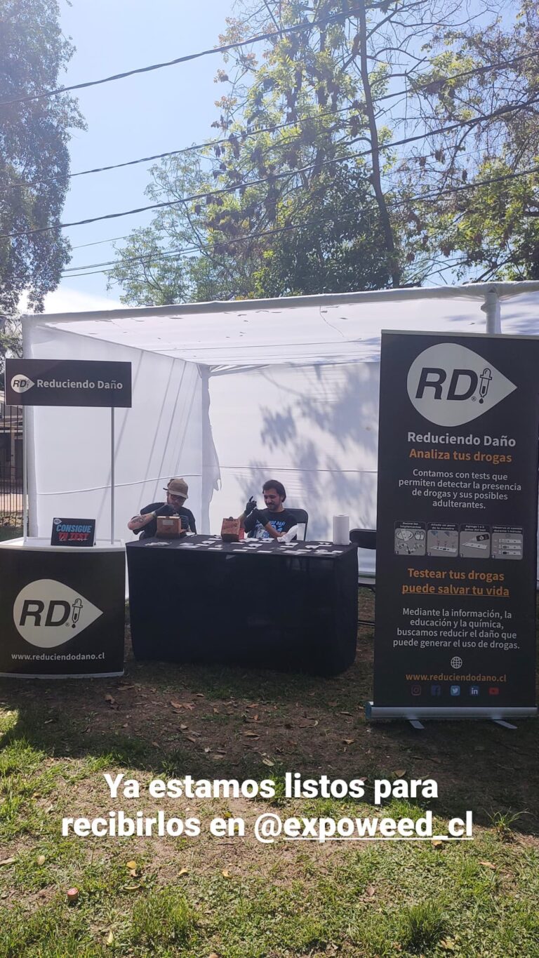 Equipo de Reduciendo Daño en Expoweed 2022