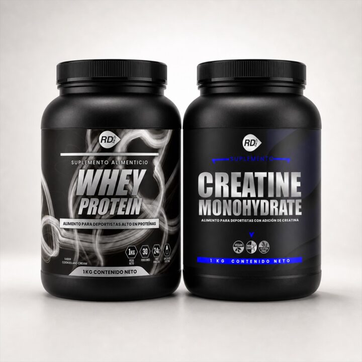 Pack Reparación Base con Whey Protein y Creatina Monohidratada RD