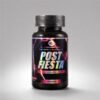 Frasco real de Post Fiesta RD con etiqueta holográfica magenta, 30 gomitas