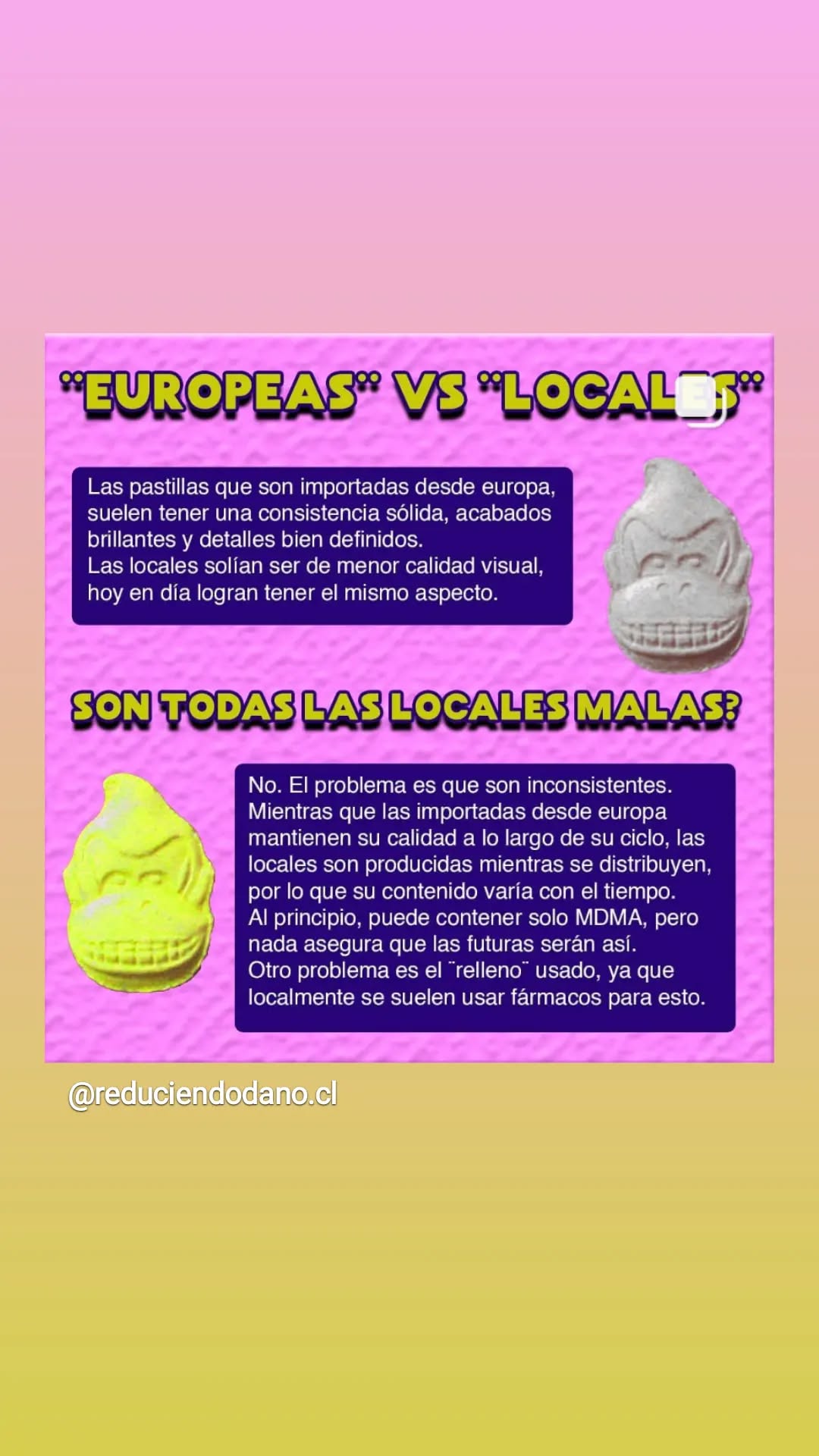 Diferencia entre pastillas importadas y de producción local