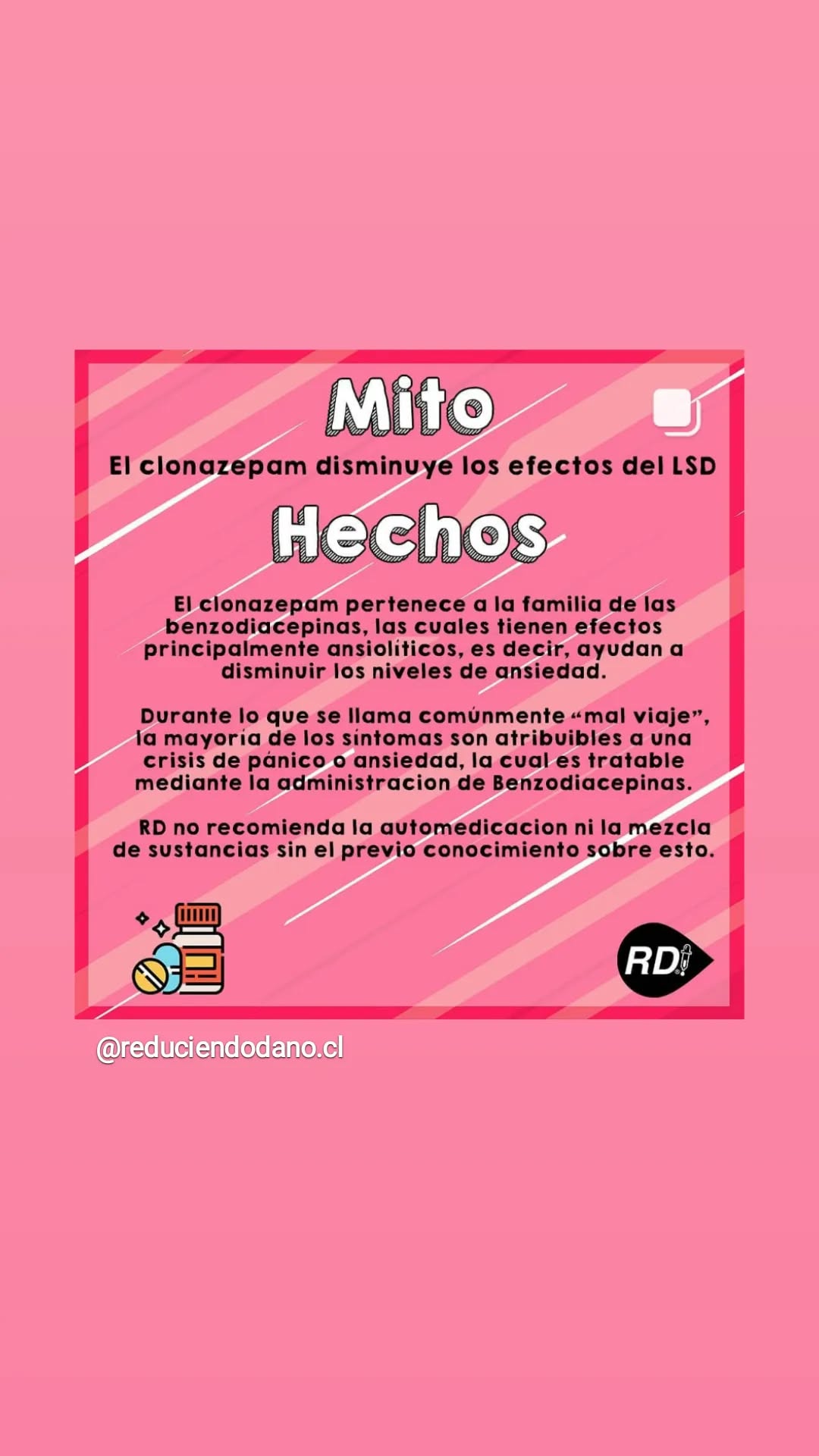 Mito y hechos sobre clonazepam y LSD