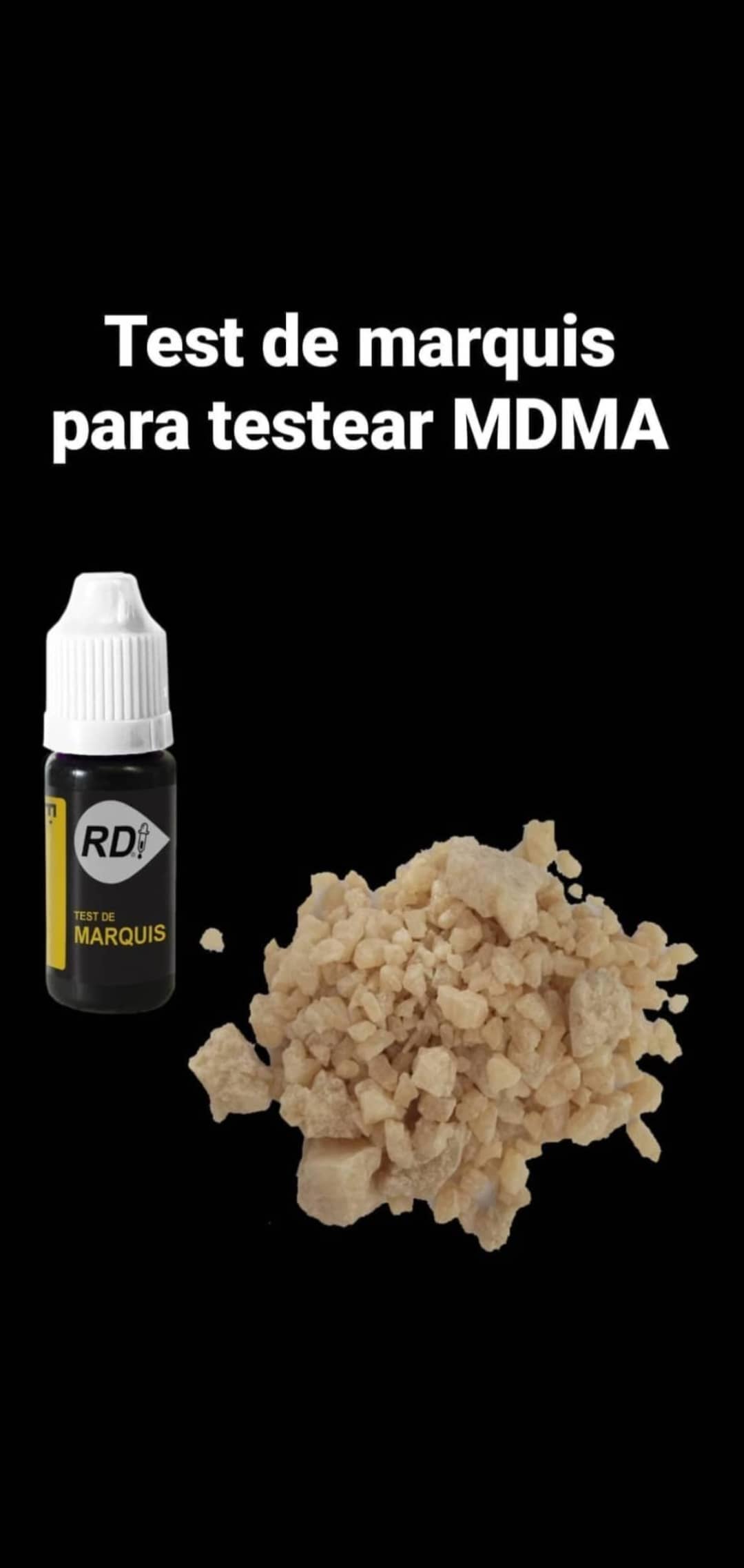 Test de Marquis para testear MDMA