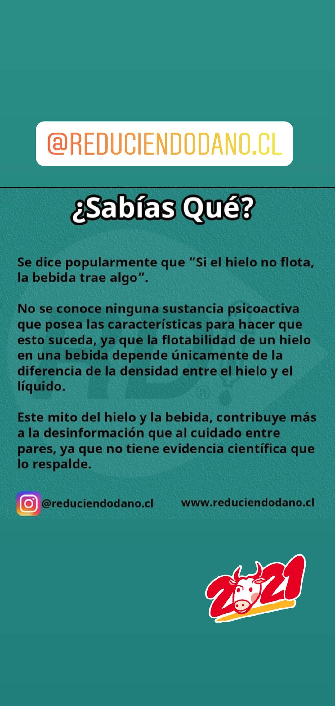 Mito del hielo que no flota