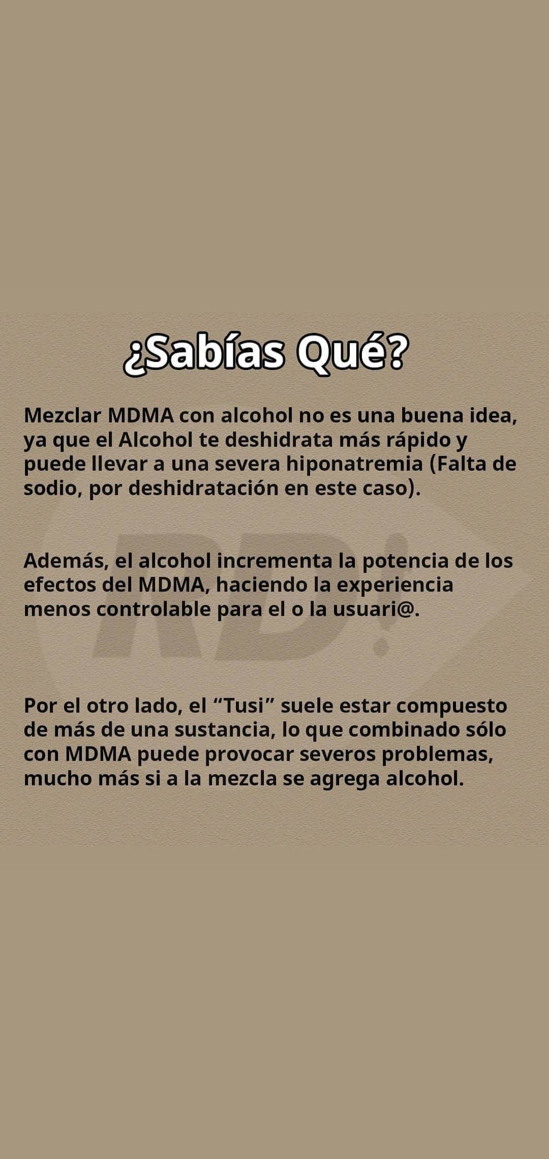 MDMA y alcohol: por qué no mezclar