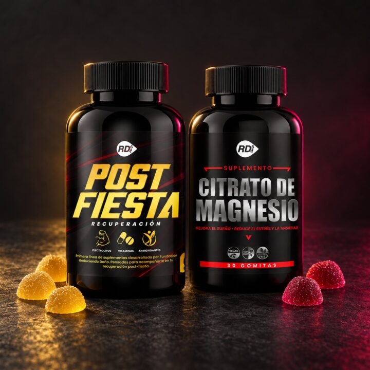 Kit Día Después con Post Fiesta, Citrato de Magnesio y gomitas