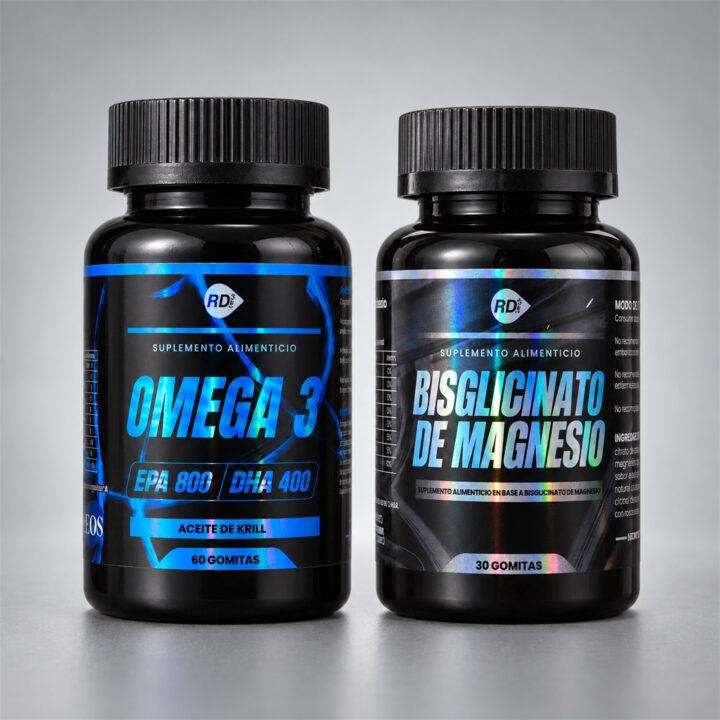 Rutina Nicotina con Omega 3 de Krill y Bisglicinato de Magnesio RD