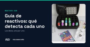 Portada: guía de reactivos, qué detecta cada uno, con el kit completo