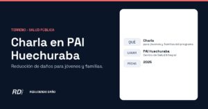 Portada: charla en PAI Huechuraba para jóvenes y familias, 2025